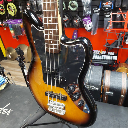 2015 Squire Jaguar 4-String Bass - Sunburst SN# ICS15014449