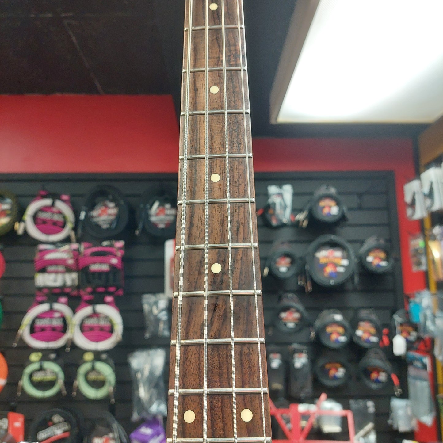 2015 Squire Jaguar 4-String Bass - Sunburst SN# ICS15014449