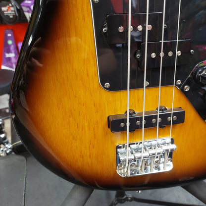 2015 Squire Jaguar 4-String Bass - Sunburst SN# ICS15014449