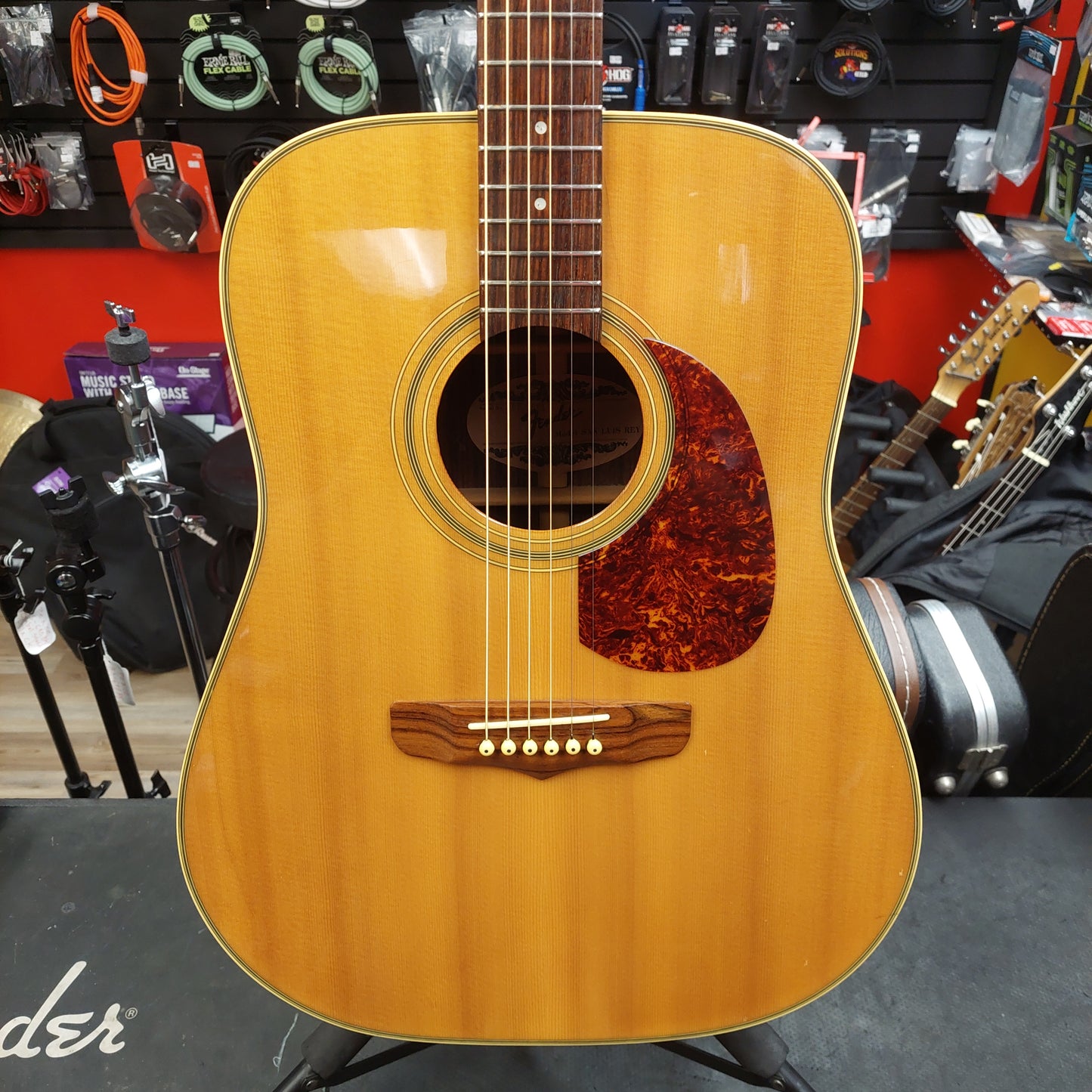 1990's Fender San Luis Rey Dreadnought Acoustic Guitar - Natural "Made in Korea" SN# 6503085