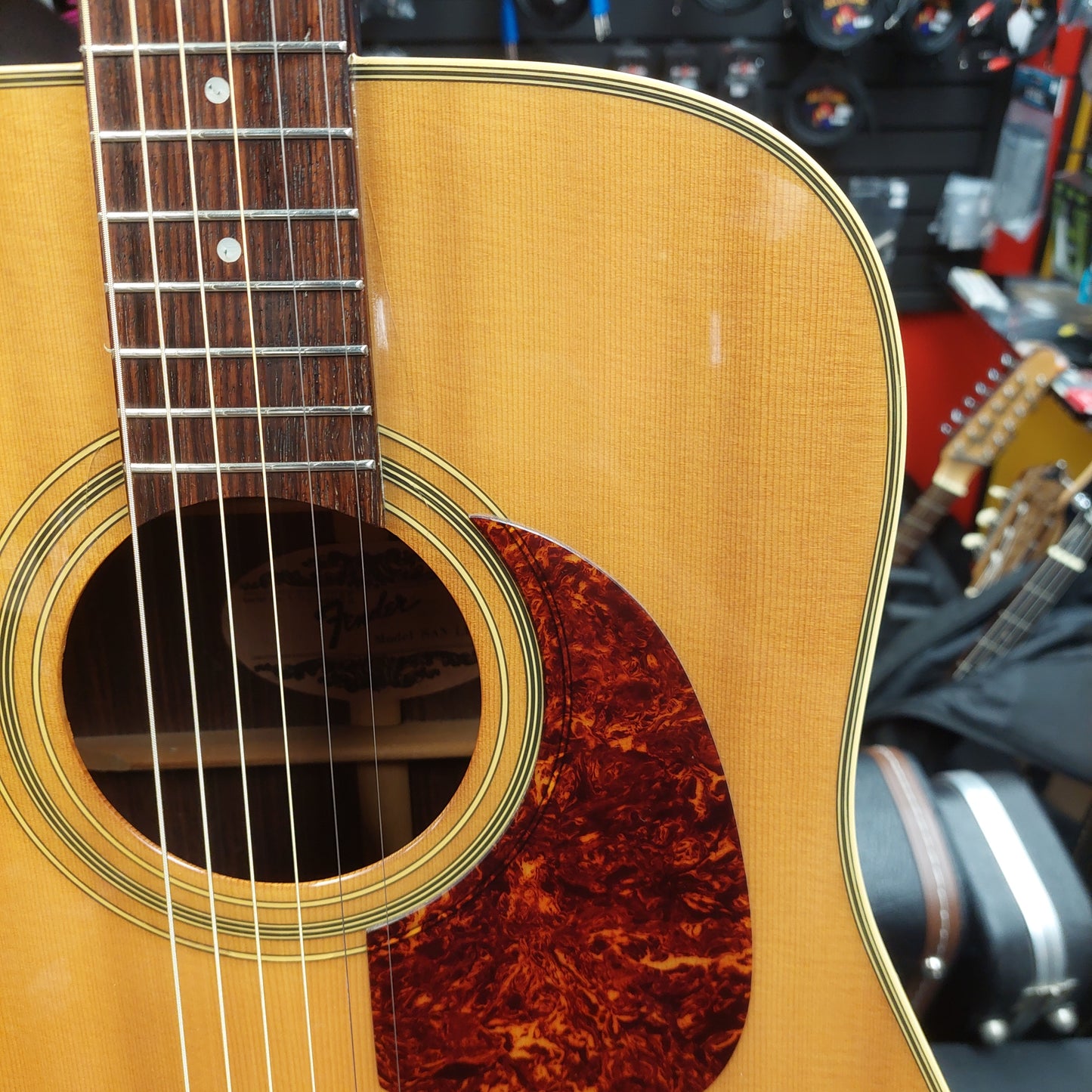 1990's Fender San Luis Rey Dreadnought Acoustic Guitar - Natural "Made in Korea" SN# 6503085