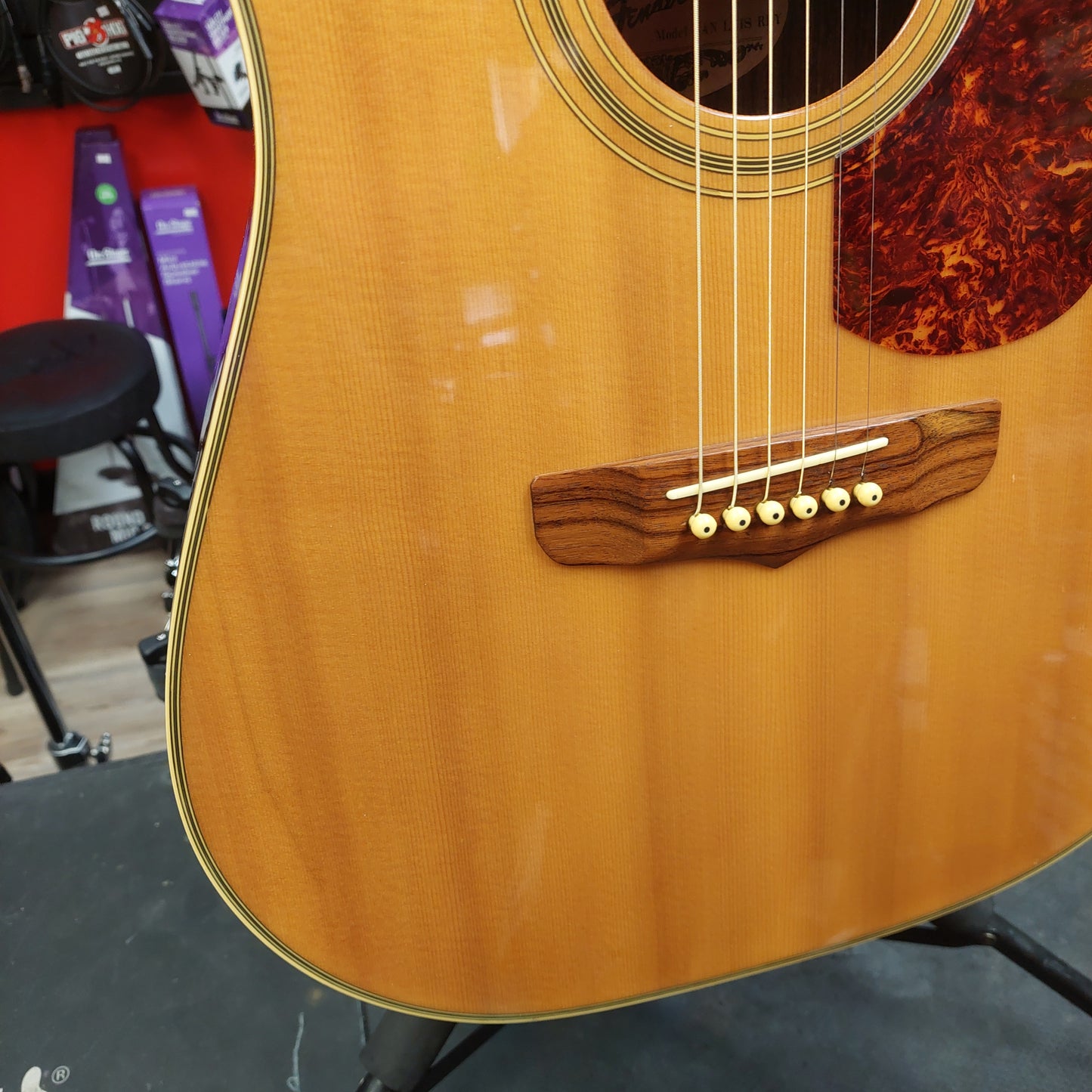 1990's Fender San Luis Rey Dreadnought Acoustic Guitar - Natural "Made in Korea" SN# 6503085