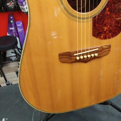 1990's Fender San Luis Rey Dreadnought Acoustic Guitar - Natural "Made in Korea" SN# 6503085