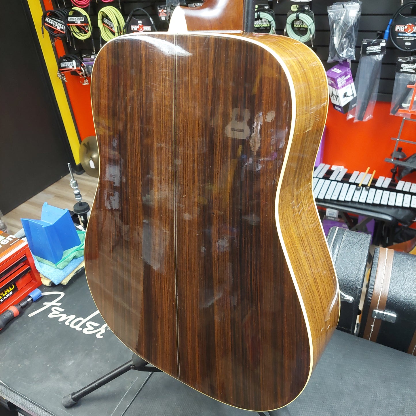 1990's Fender San Luis Rey Dreadnought Acoustic Guitar - Natural "Made in Korea" SN# 6503085