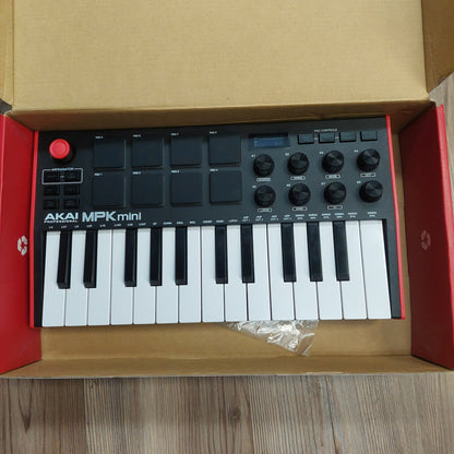 AKAI MPK mini 25-Key Midi Controller w/ Original Box  SN# (21)A12005248726265