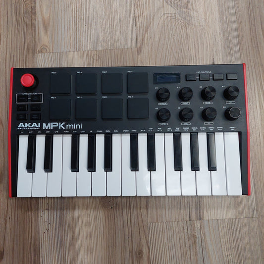 AKAI MPK mini 25-Key Midi Controller w/ Original Box  SN# (21)A12005248726265