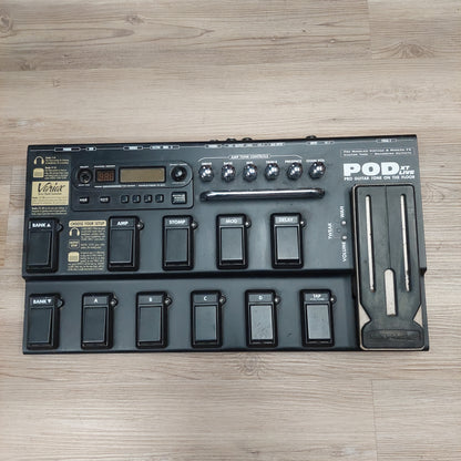 Line 6 POD XT Live Effects Pedal w/ Power Supply (USED) SN# 21FPD1P5633004556 "Sold As Is" Has Broken Select Page Switch