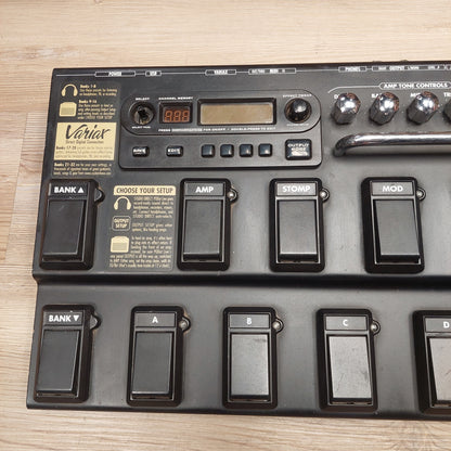 Line 6 POD XT Live Effects Pedal w/ Power Supply (USED) SN# 21FPD1P5633004556 "Sold As Is" Has Broken Select Page Switch