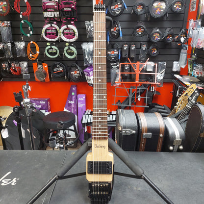 Batking Headless Travel Electric Guitar - Natural Finish w/ Gig Bag (USED)