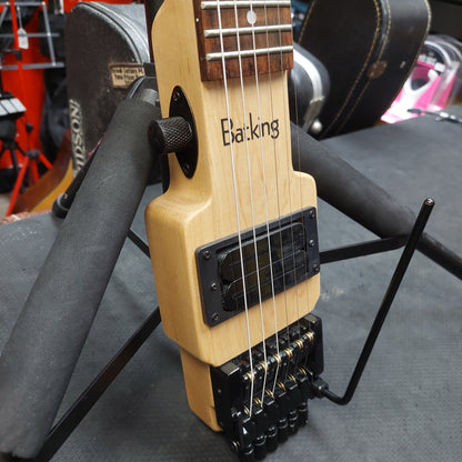 Batking Headless Travel Electric Guitar - Natural Finish w/ Gig Bag (USED)