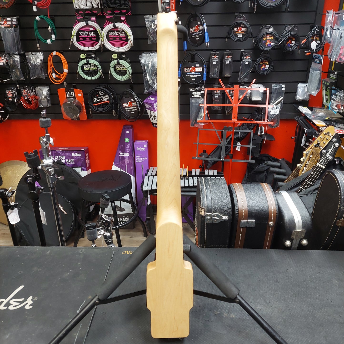 Batking Headless Travel Electric Guitar - Natural Finish w/ Gig Bag (USED)