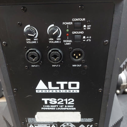 Alto Professional TS212 1100-Watt 12" 2-Way Powered Loudspeaker (USED) SN #(21)UT1608112828574