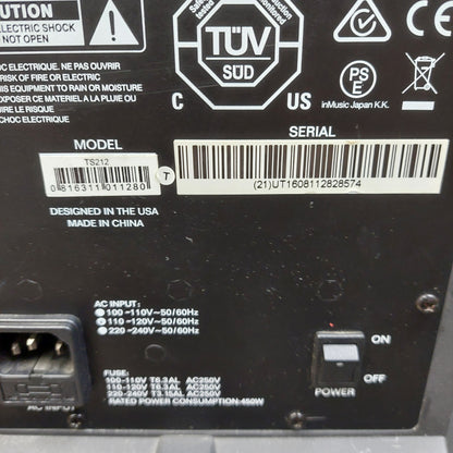 Alto Professional TS212 1100-Watt 12" 2-Way Powered Loudspeaker (USED) SN #(21)UT1608112828574