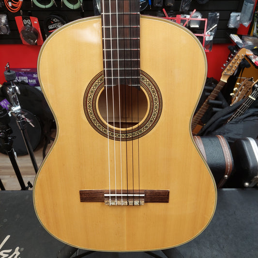 1970's Classical Nylon String Guitar Spruce Top, Rosewood Fingerboard - Natural "Made In Japan" SN# 681019