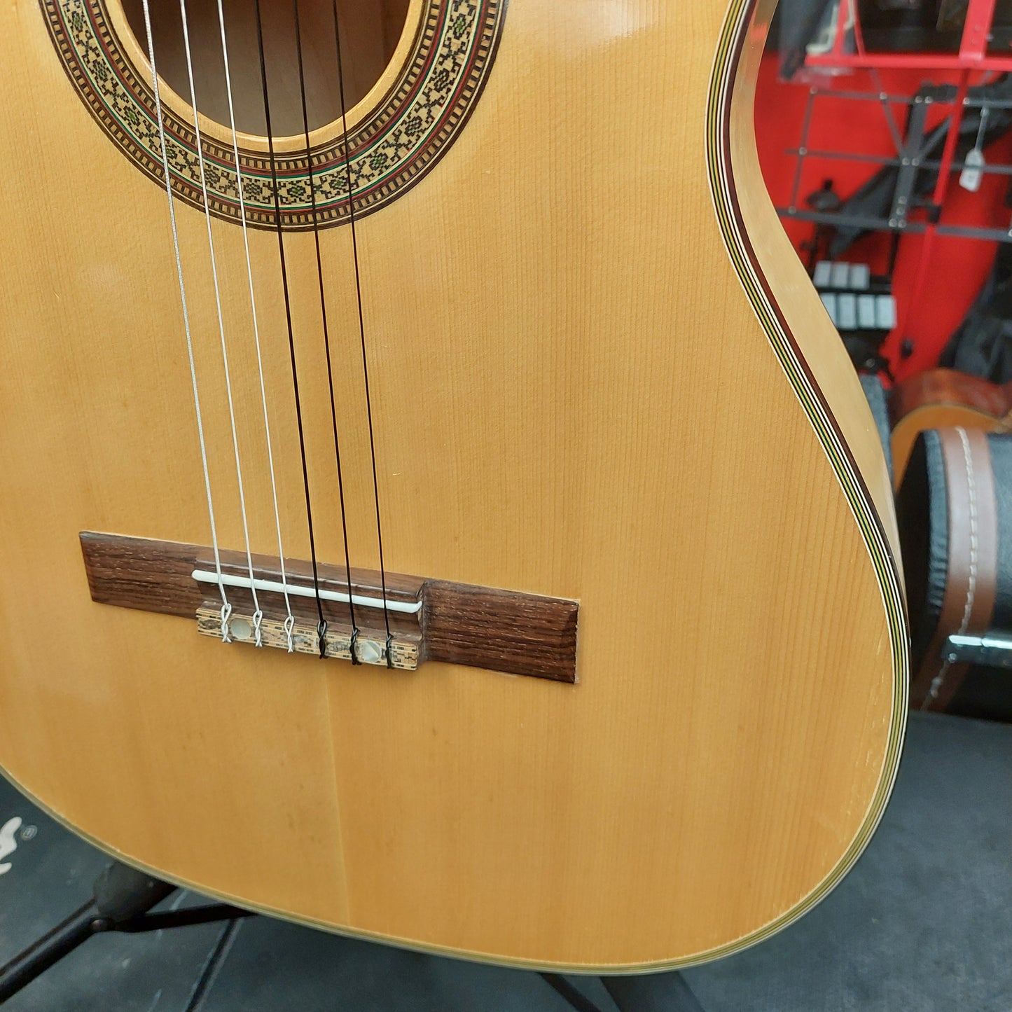 1970's Classical Nylon String Guitar Spruce Top, Rosewood Fingerboard - Natural "Made In Japan" SN# 681019