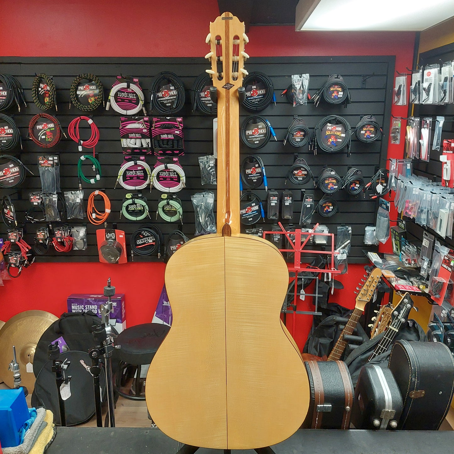 1970's Classical Nylon String Guitar Spruce Top, Rosewood Fingerboard - Natural "Made In Japan" SN# 681019