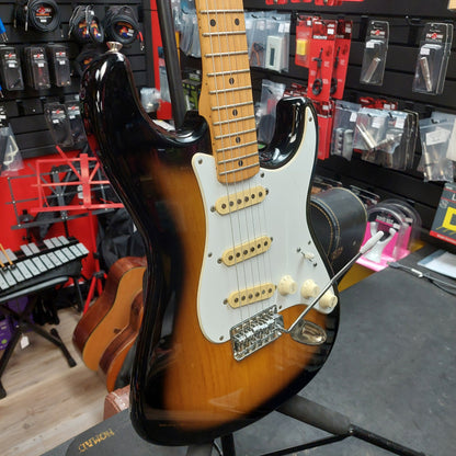 1987 Squier E Series Stratocaster Electric Guitar - Sunburst Finish "Made In Japan" SN# 716646
