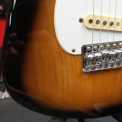 1987 Squier E Series Stratocaster Electric Guitar - Sunburst Finish "Made In Japan" SN# 716646