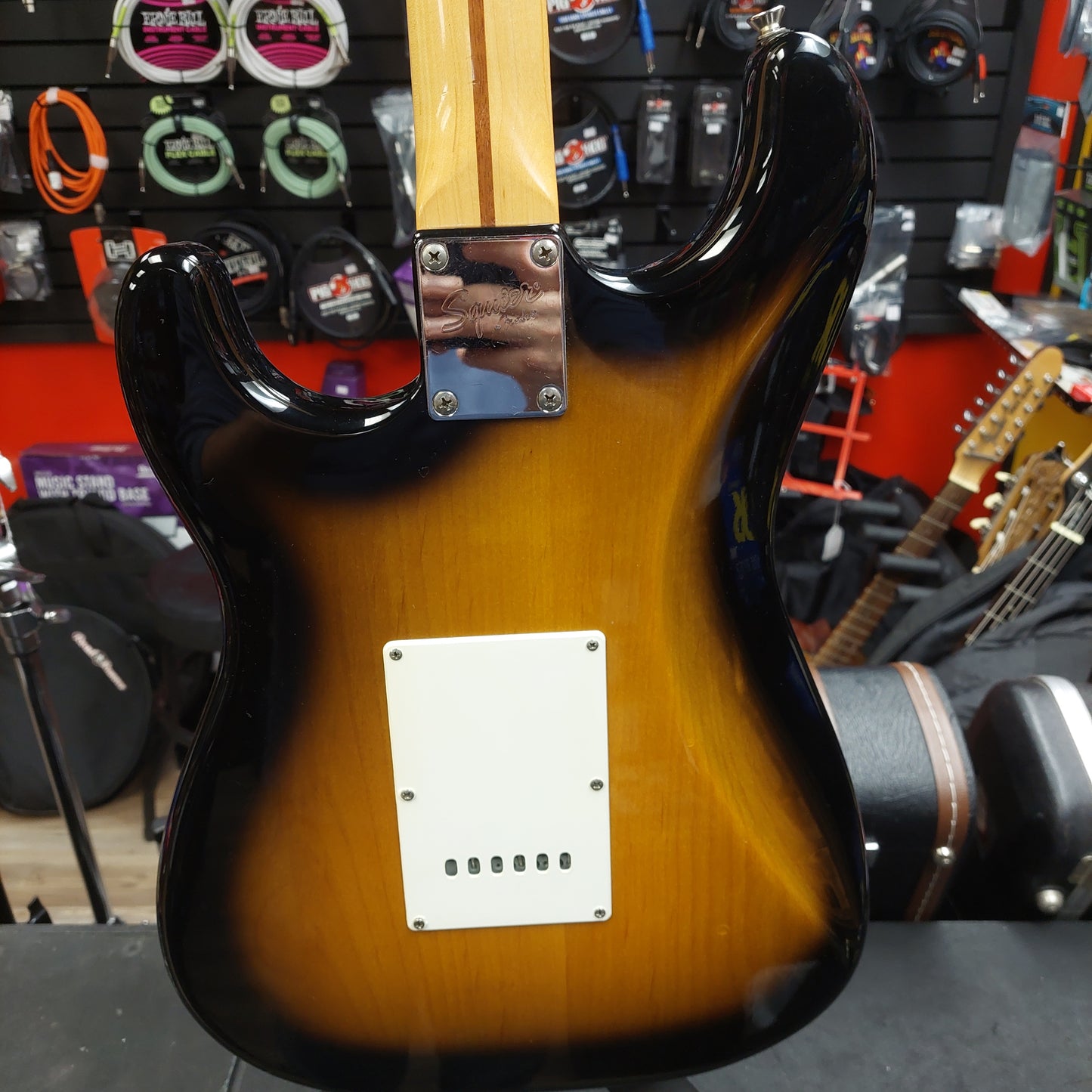 1987 Squier E Series Stratocaster Electric Guitar - Sunburst Finish "Made In Japan" SN# 716646