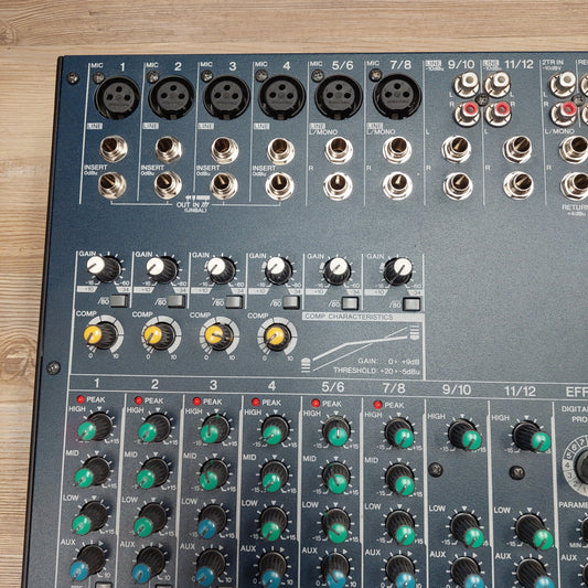 YAMAHA MG124CX Mixing Console w/ Power Supply (USED) SN# 21UCCRL01442