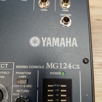 YAMAHA MG124CX Mixing Console w/ Power Supply (USED) SN# 21UCCRL01442