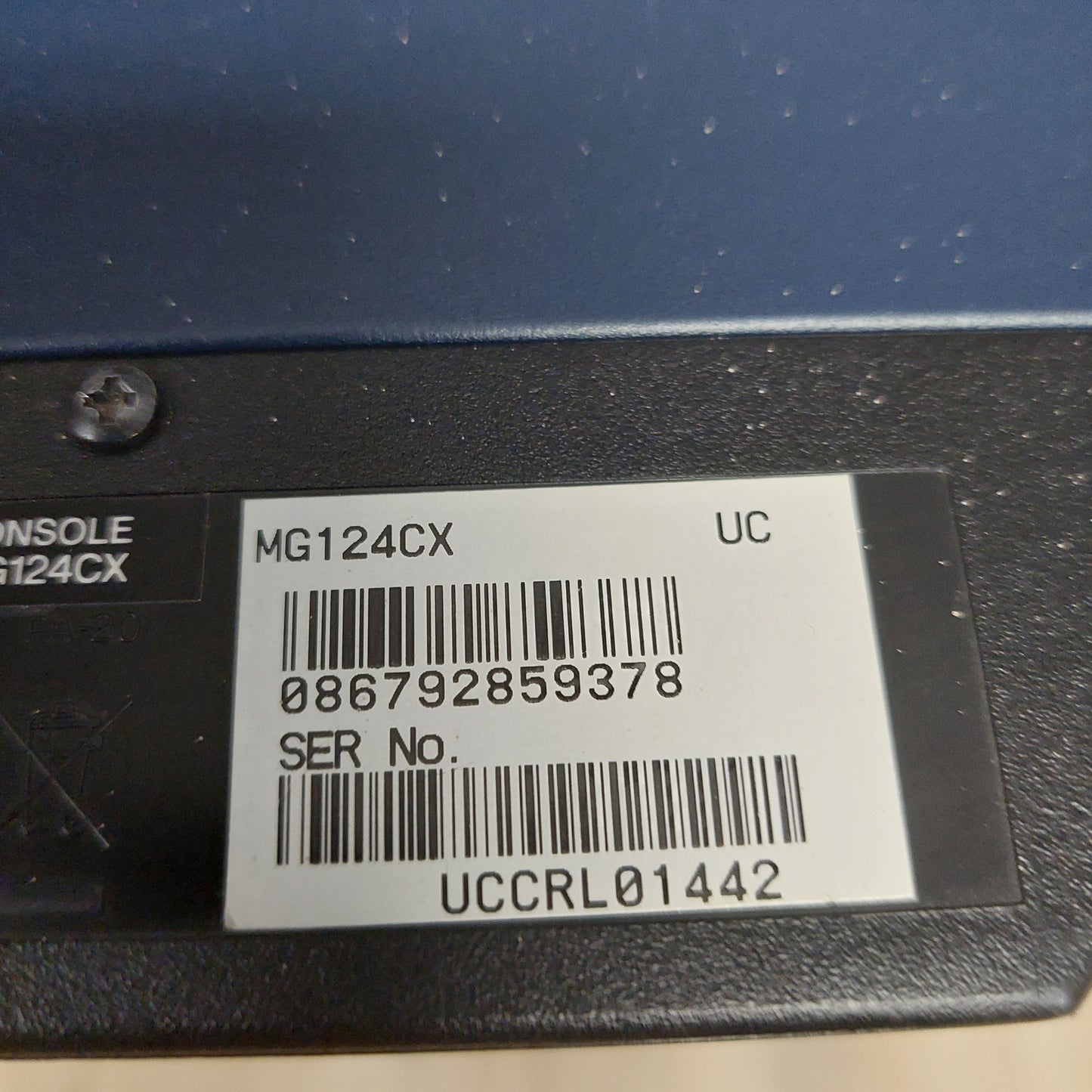 YAMAHA MG124CX Mixing Console w/ Power Supply (USED) SN# 21UCCRL01442