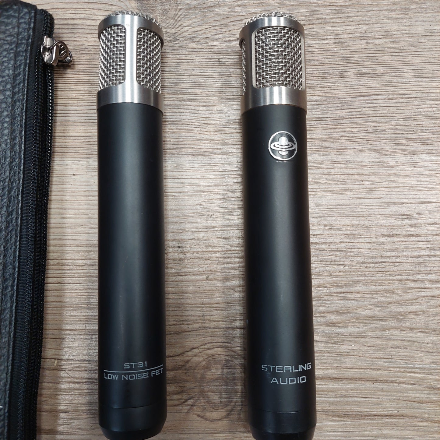 STERLING AUDIO ST31 LOW NOISE FET MICROPHONE SET w/ POUCH (USED)
