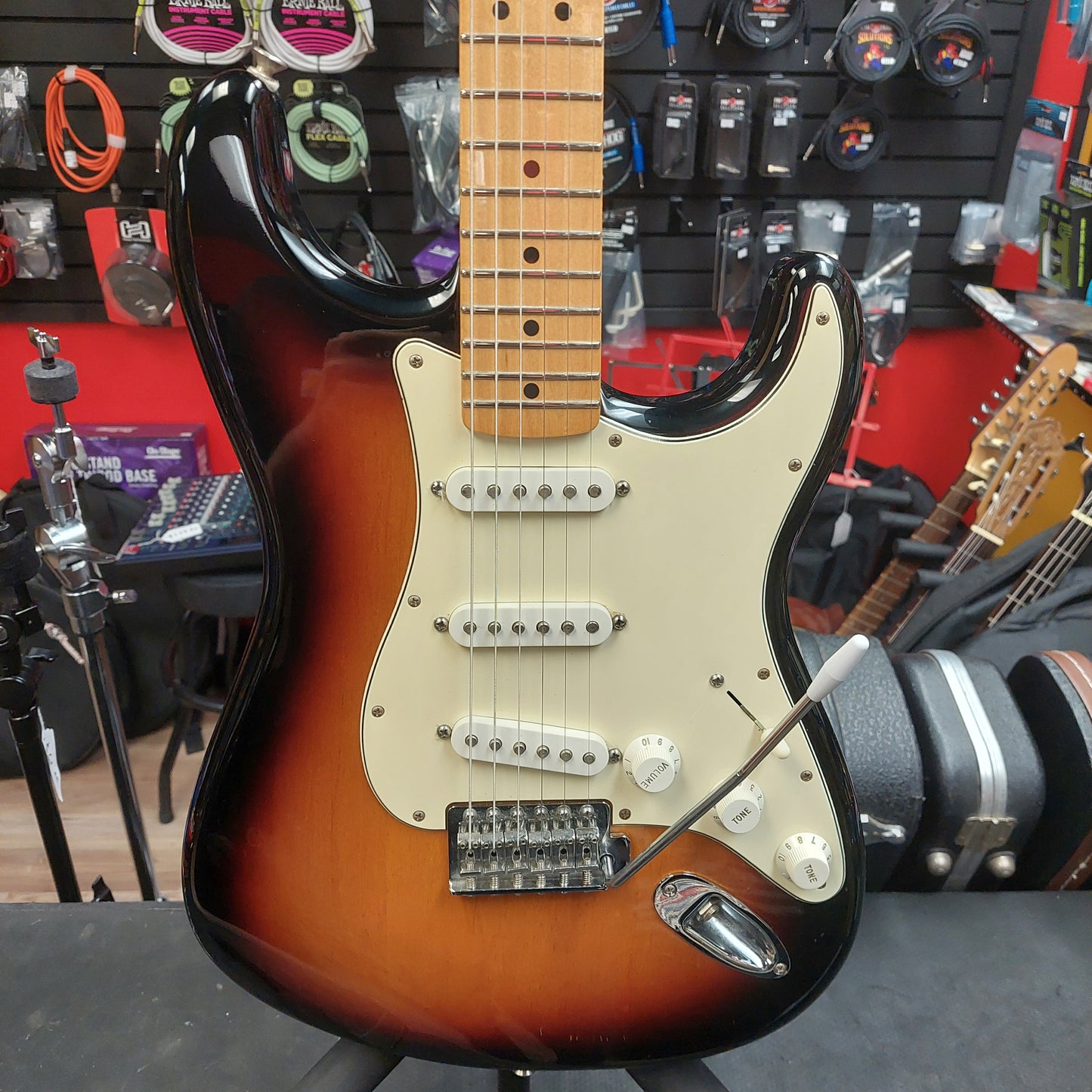 2012 Fender Standard Stratocaster Electric Guitar, Maple Fingerboard - Brown Sunburst "Made In Mexico" SN# MX12221162