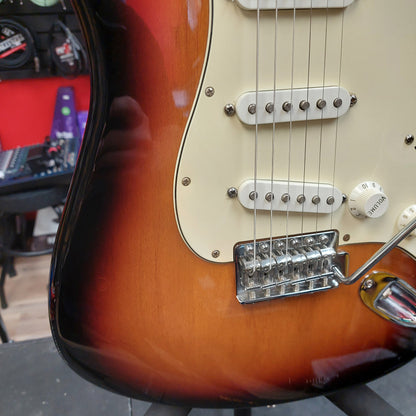 2012 Fender Standard Stratocaster Electric Guitar, Maple Fingerboard - Brown Sunburst "Made In Mexico" SN# MX12221162
