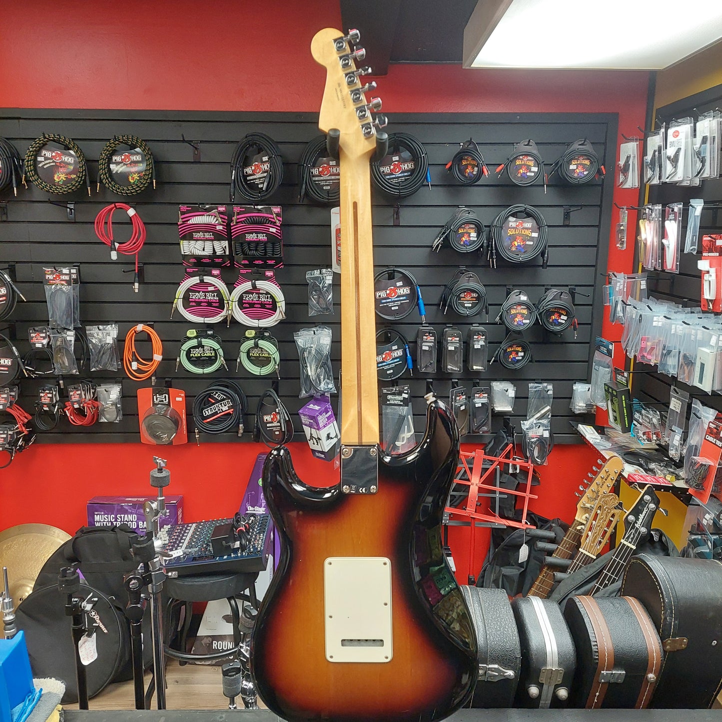 2012 Fender Standard Stratocaster Electric Guitar, Maple Fingerboard - Brown Sunburst "Made In Mexico" SN# MX12221162
