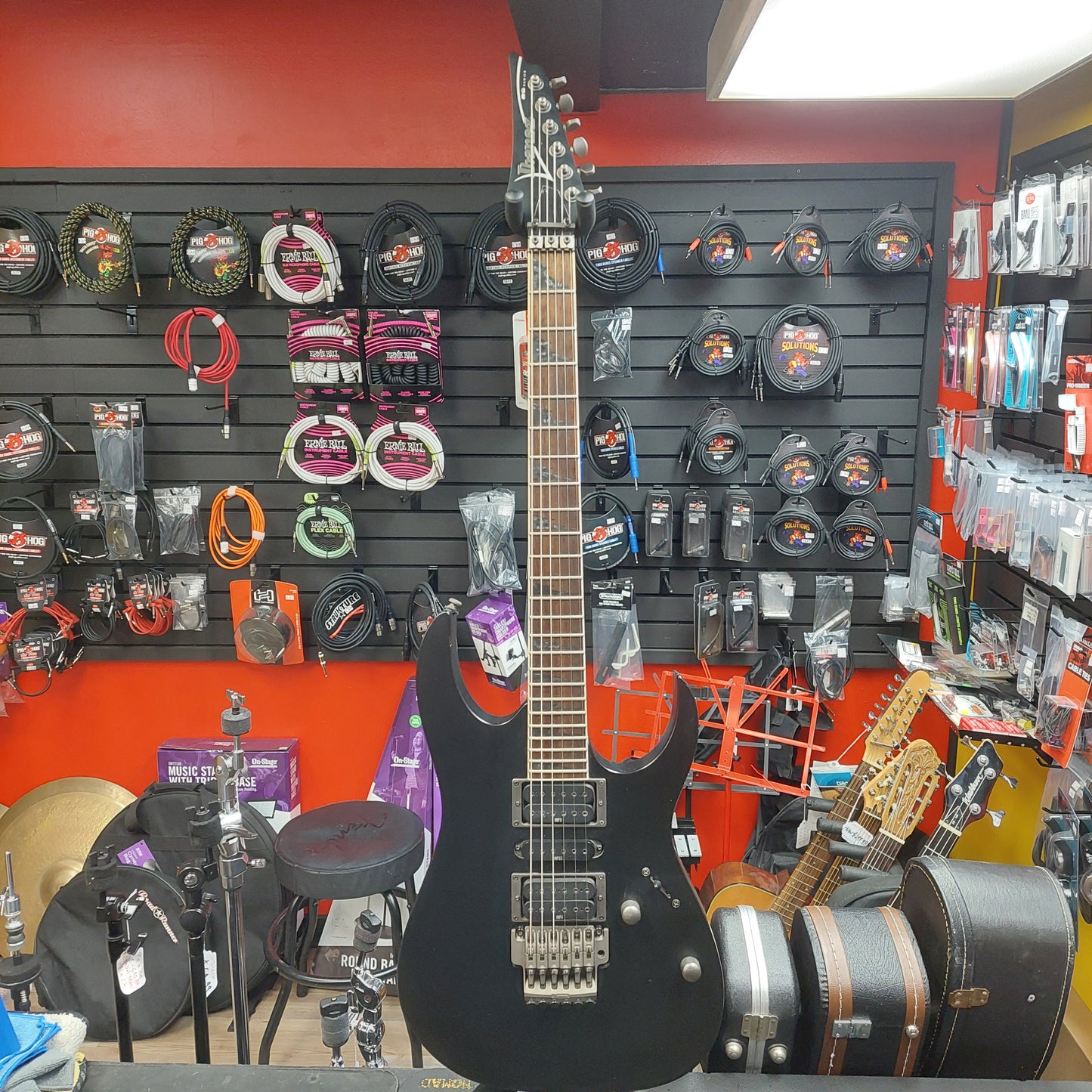 2008 Ibanez RG5EX1 Series Electric Guitar - Matte Black SN# I080515621