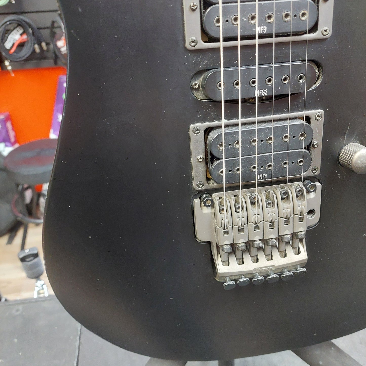 2008 Ibanez RG5EX1 Series Electric Guitar - Matte Black SN# I080515621