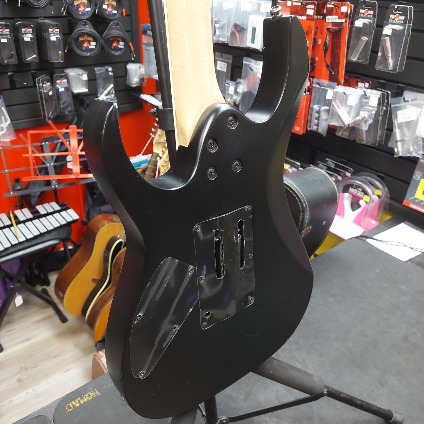 2008 Ibanez RG5EX1 Series Electric Guitar - Matte Black SN# I080515621
