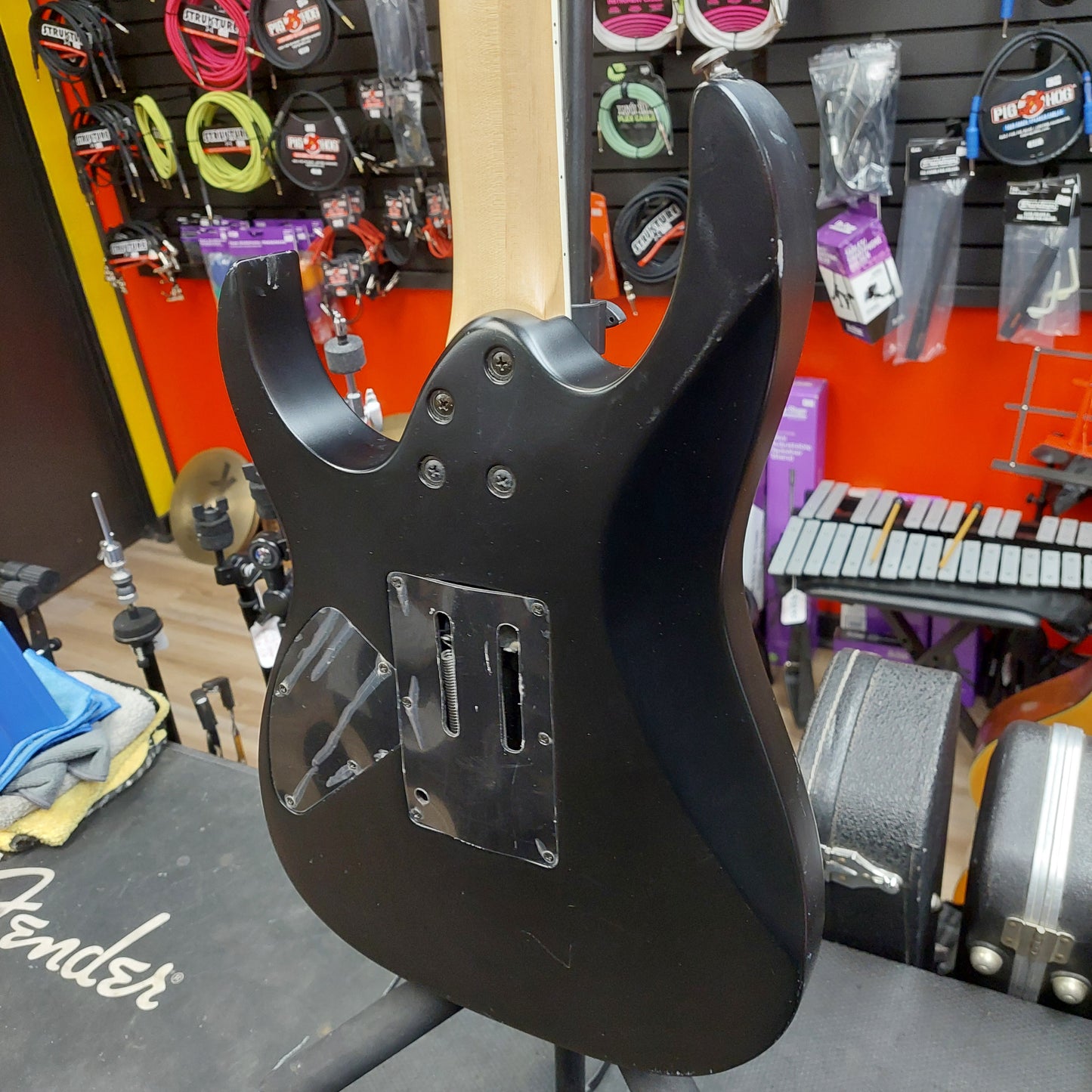 2008 Ibanez RG5EX1 Series Electric Guitar - Matte Black SN# I080515621