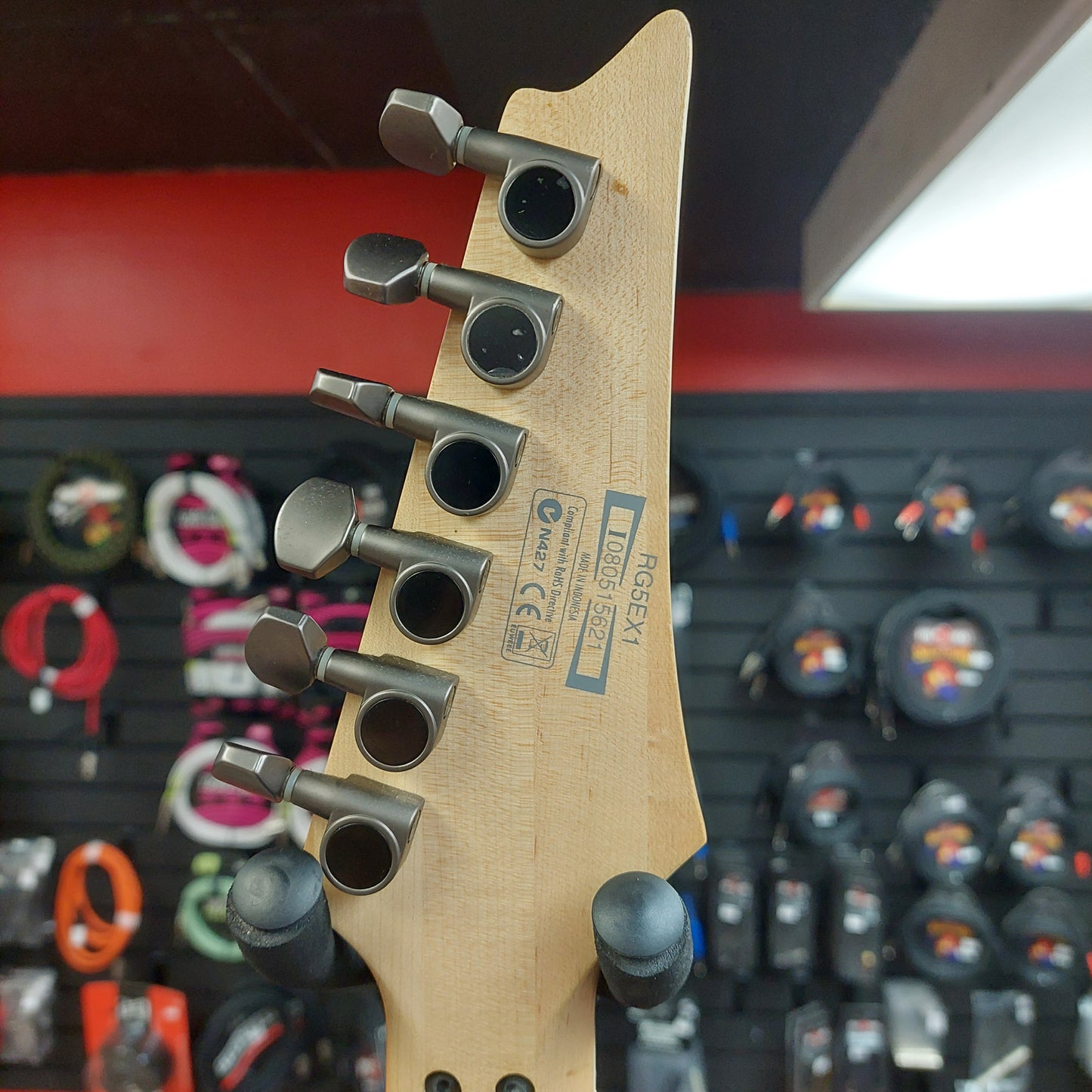 2008 Ibanez RG5EX1 Series Electric Guitar - Matte Black SN# I080515621