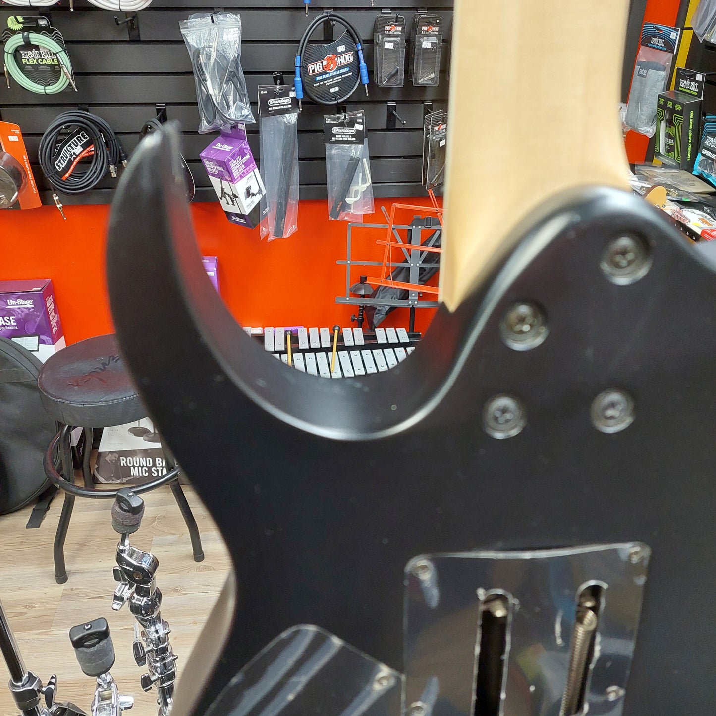 2008 Ibanez RG5EX1 Series Electric Guitar - Matte Black SN# I080515621