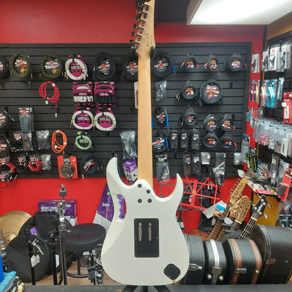 2016 Ibanez JEMJRL 1P-01 Steve Vai Signature "Left Handed" Electric Guitar - White SN# I160414806 "Sold As Is Has Body Damage"