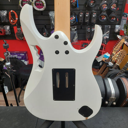 2016 Ibanez JEMJRL 1P-01 Steve Vai Signature "Left Handed" Electric Guitar - White SN# I160414806 "Sold As Is Has Body Damage"