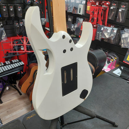 2016 Ibanez JEMJRL 1P-01 Steve Vai Signature "Left Handed" Electric Guitar - White SN# I160414806 "Sold As Is Has Body Damage"