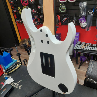 2016 Ibanez JEMJRL 1P-01 Steve Vai Signature "Left Handed" Electric Guitar - White SN# I160414806 "Sold As Is Has Body Damage"