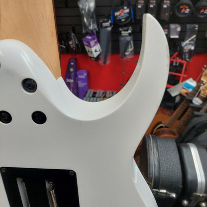 2016 Ibanez JEMJRL 1P-01 Steve Vai Signature "Left Handed" Electric Guitar - White SN# I160414806 "Sold As Is Has Body Damage"