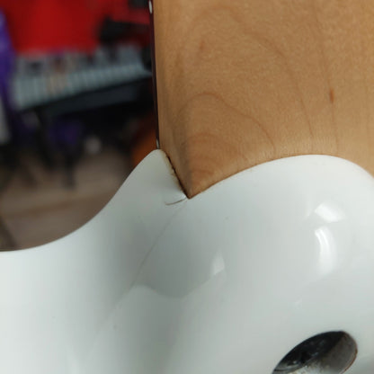 2016 Ibanez JEMJRL 1P-01 Steve Vai Signature "Left Handed" Electric Guitar - White SN# I160414806 "Sold As Is Has Body Damage"