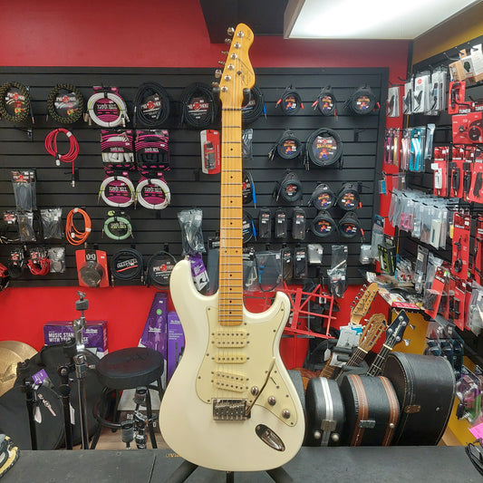 2016 Dean Zelinsky Tagliare Z-Glide HSH Electric Guitar - White w/ Tweed Hardcase "Made In USA" SN# S1600282