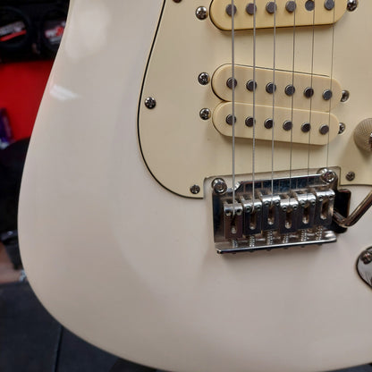 2016 Dean Zelinsky Tagliare Z-Glide HSH Electric Guitar - White w/ Tweed Hardcase "Made In USA" SN# S1600282