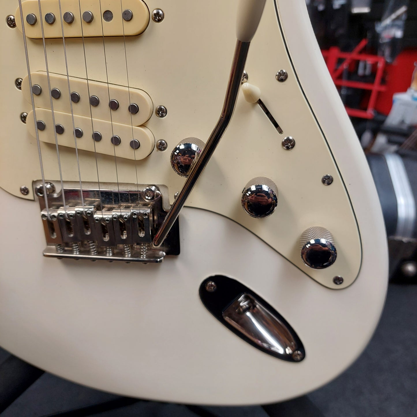 2016 Dean Zelinsky Tagliare Z-Glide HSH Electric Guitar - White w/ Tweed Hardcase "Made In USA" SN# S1600282