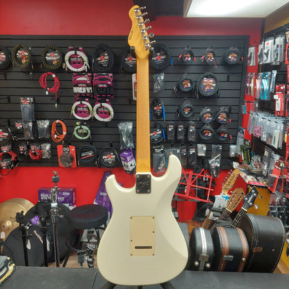 2016 Dean Zelinsky Tagliare Z-Glide HSH Electric Guitar - White w/ Tweed Hardcase "Made In USA" SN# S1600282