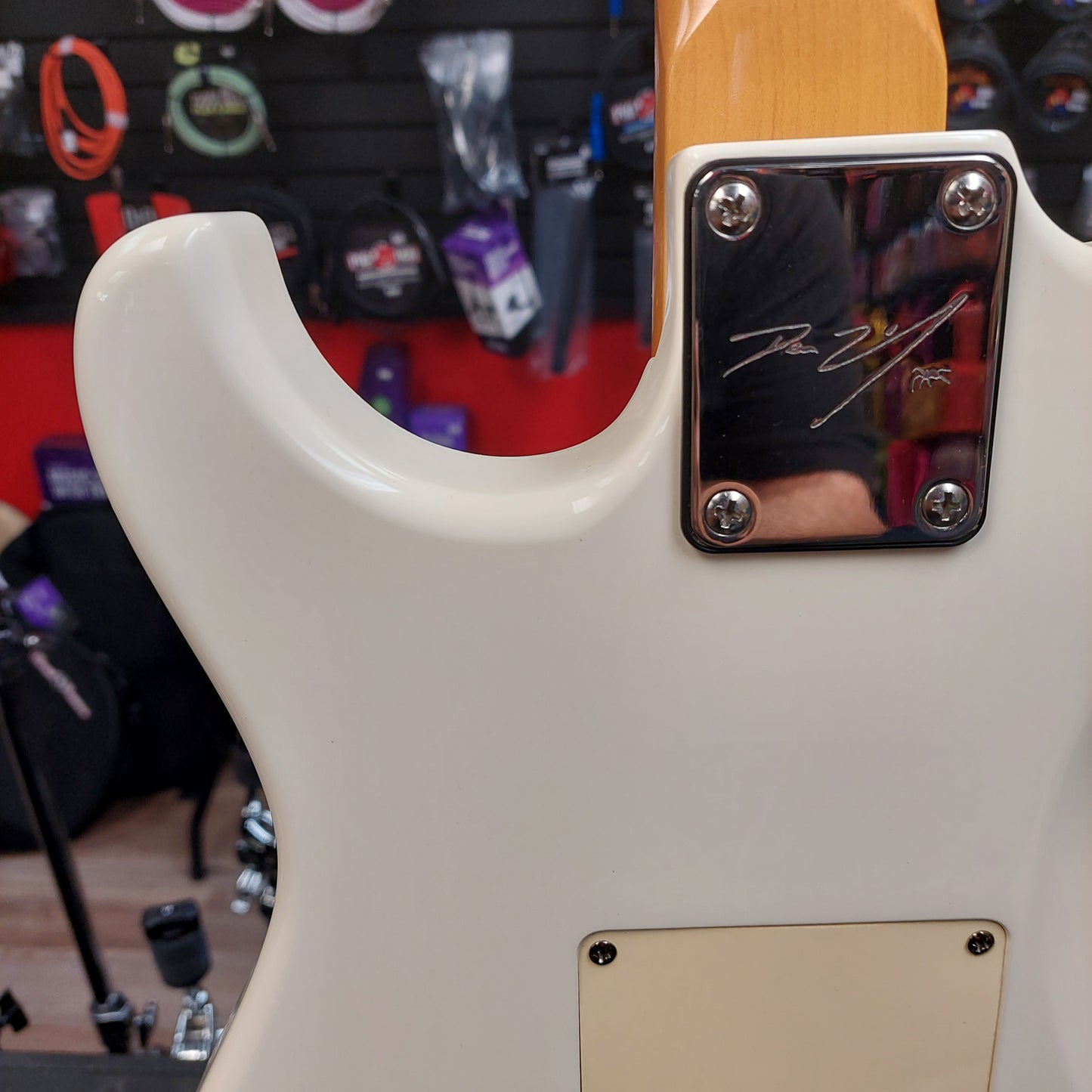 2016 Dean Zelinsky Tagliare Z-Glide HSH Electric Guitar - White w/ Tweed Hardcase "Made In USA" SN# S1600282
