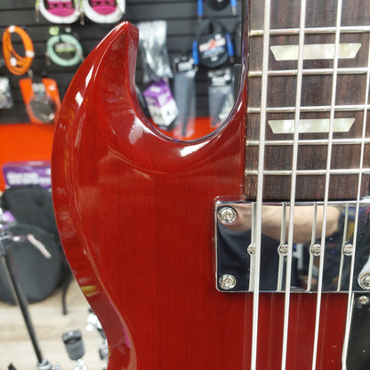2008 Gibson SG Standard Short Scale Bass USA – Cherry Finish w/ Gibson Hardcase "Made In USA" SN#  03478606
