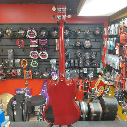 2008 Gibson SG Standard Short Scale Bass USA – Cherry Finish w/ Gibson Hardcase "Made In USA" SN#  03478606