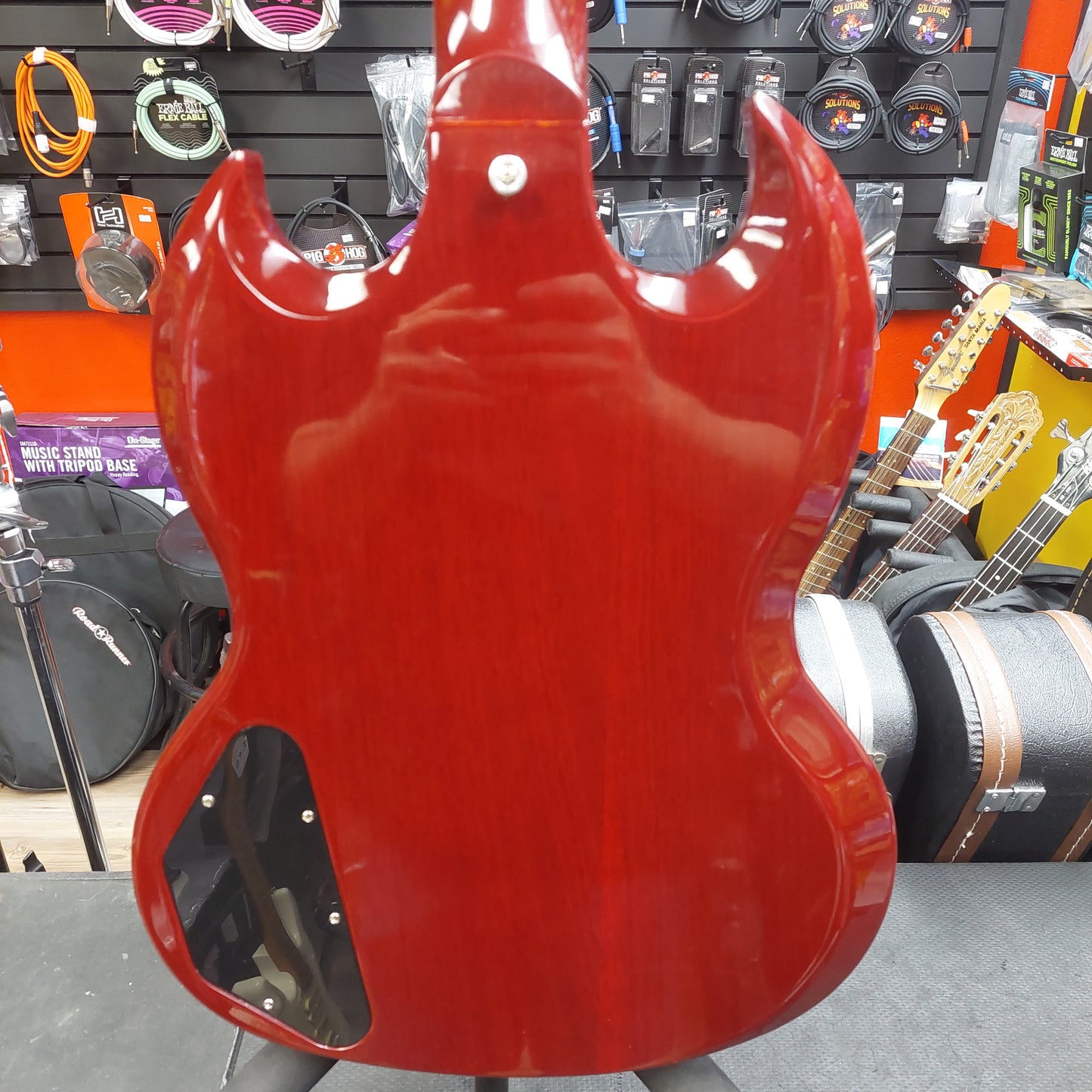 2008 Gibson SG Standard Short Scale Bass USA – Cherry Finish w/ Gibson Hardcase "Made In USA" SN#  03478606